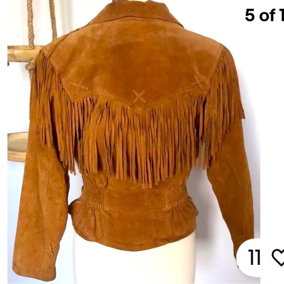 Western Wilson Vintage Fringe Leather Jacket - Picture 2 of 9